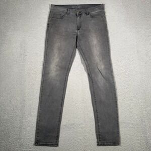 Mott‎ & Bow Jeans Mens 31x32 Gray Skinny Denim Casual Preppy 5 Pocket Stretch